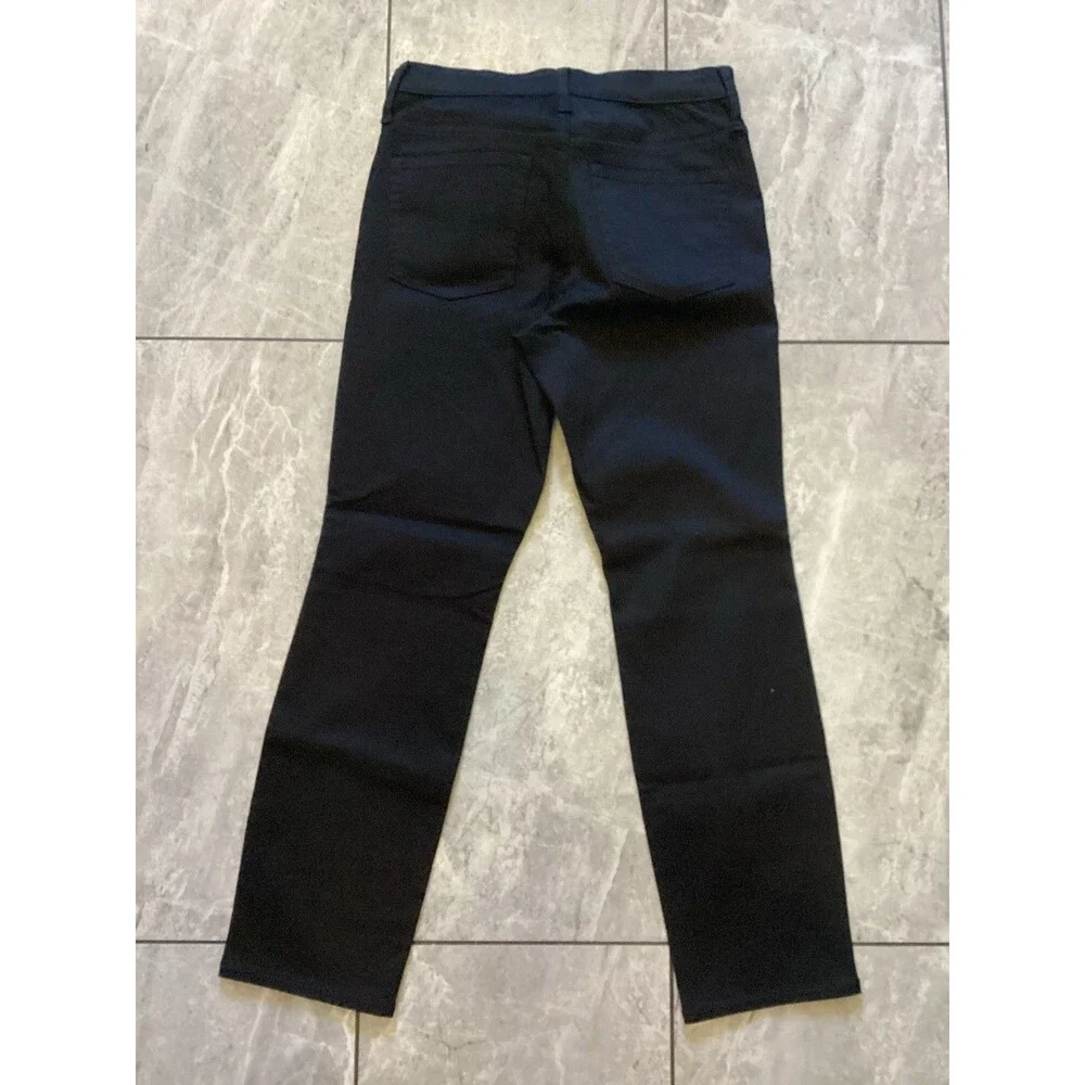 J. Crew Womens Black ‘03 Sim Jeans Mid Rise Stretch 27